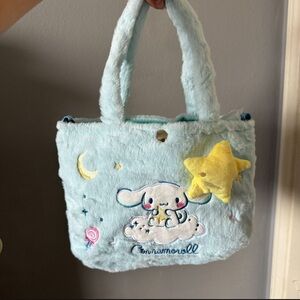 Brand new Cinnamoroll mini tote and cup bundle